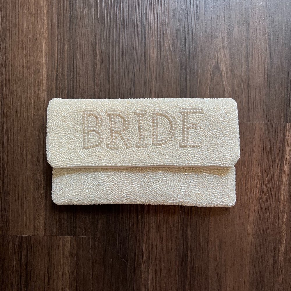 Pearl & Beaded Bride Purse